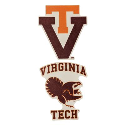 Virginia Tech Vault Logo Decal (2 Pack)