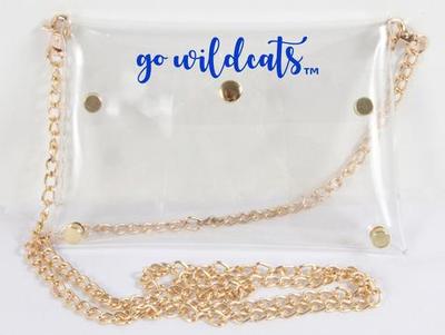 Kentucky Clear Bag With Gold Chain