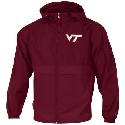 Virginia Tech Champion Full Zip Lightweight Jacket
