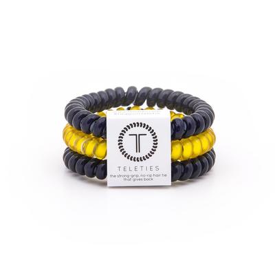 Navy & Yellow Small Teleties
