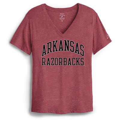 Arkansas League Women's Intramural Boyfriend V-Neck Tee