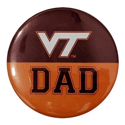 Virginia Tech Dad Button