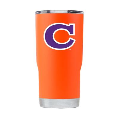 Clemson Gametime Sidekick 20oz Block C Vault Tumbler With Lid