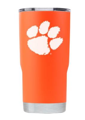 Clemson Gametime Sidekick 20oz Paw Print Tumbler With Lid