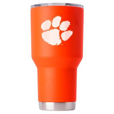 Clemson Gametime Sidekick 30oz Paw Print Tumbler With Lid