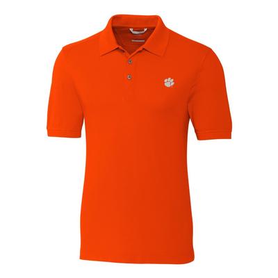 Clemson Cutter And Buck Advantage DryTec Polo