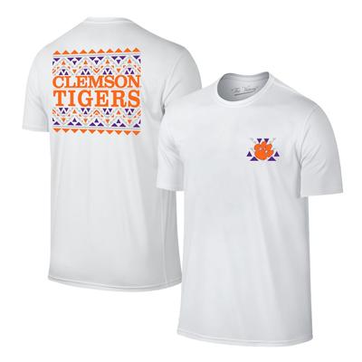 Clemson Aztec Pattern Short Sleeve Tee