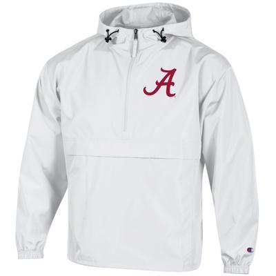 Alabama Champion Unisex Pack And Go Jacket WHITE