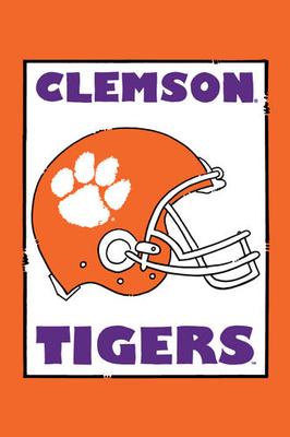Clemson Magnolia Lane Helmet Garden Flag
