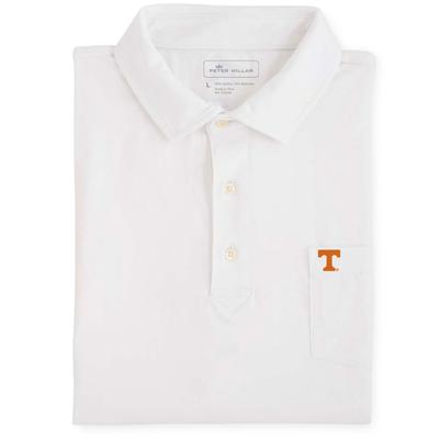Tennessee Men's Peter Millar Seaside Solid Polo with Mini Logo