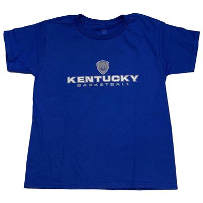 Kentucky Boys Shield Stacked Basketball Tee