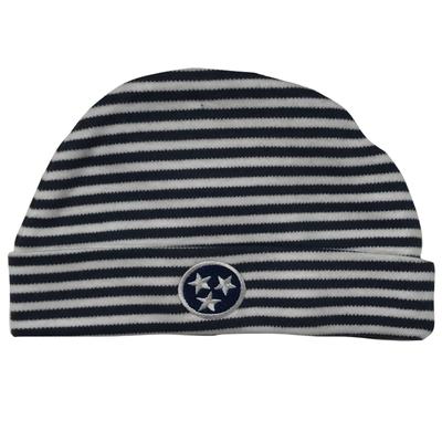 Tristar Infant Navy Striped Knit Cap