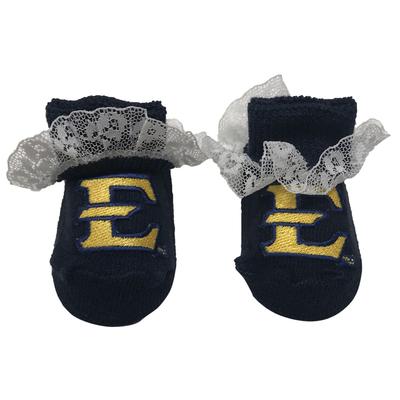 ETSU Infant Lace Gift Box Booties