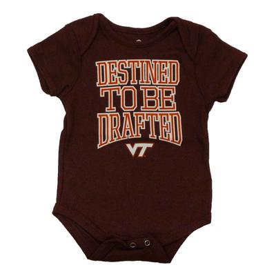 Virginia Tech Infant Destined Onesie