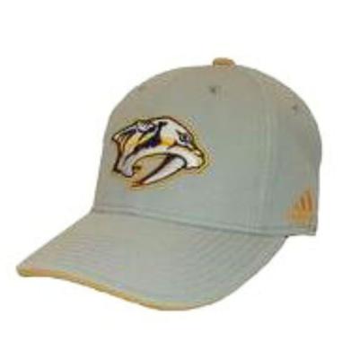 Adidas Men's Nashville Predators Logo Stretch Flex Hat