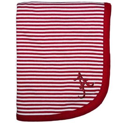 Alabama Infant Striped Knit Blanket