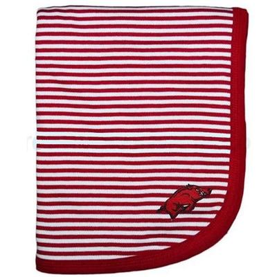 Arkansas Striped Knit Blanket