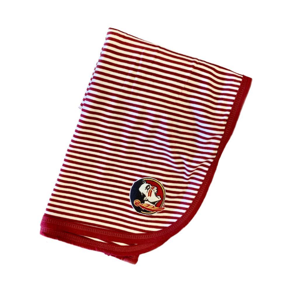 Florida State Striped Knit Blanket