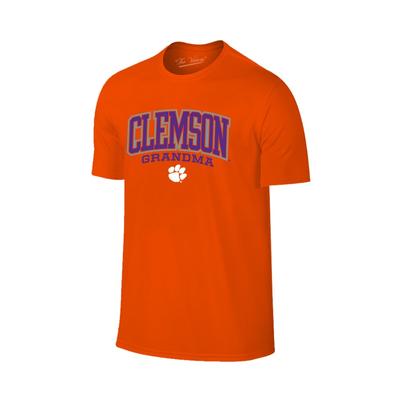 Clemson Women's Lined Arch Grandma T-shirt