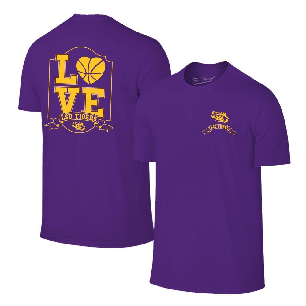 Tigers LSU Women's Love Basketball Tshirt Alumni Hall