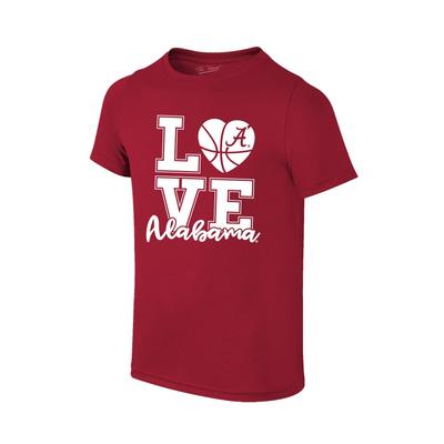 Alabama Youth Love Basketball T-Shirt