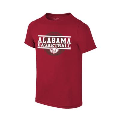 Alabama Youth Basketball Stack T-shirt