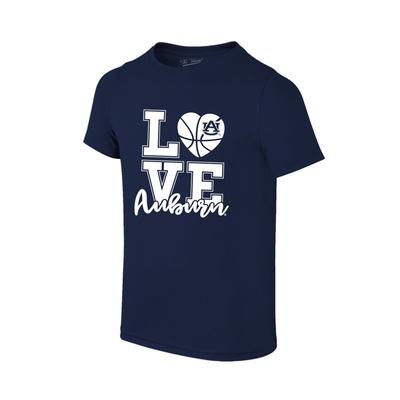 Auburn Youth Love Basketball T-Shirt