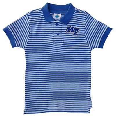 MTSU Toddler Striped Polo Shirt