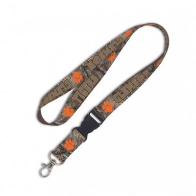 Clemson Wincraft Camo Lanyard With Detachable Buckle
