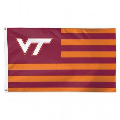 Virginia Tech Wincraft Striped House Flag