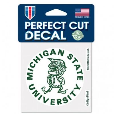 Michigan State Wincraft Vault Perfect Cut Decal 4