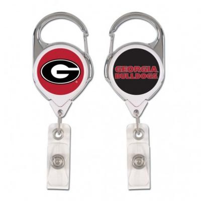 Georgia Wincraft Retractible Premium Badge Reel