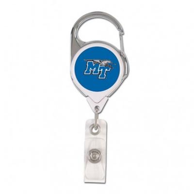 MTSU Wincraft Retractible Premium Badge Reel