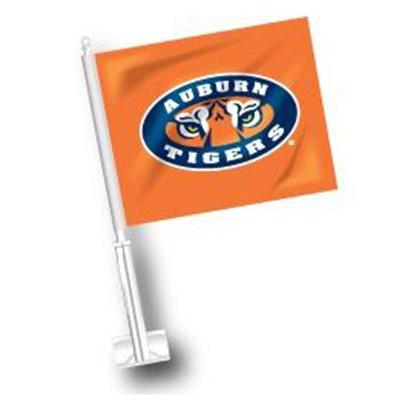 Auburn Tiger Eye Logo Car Flag