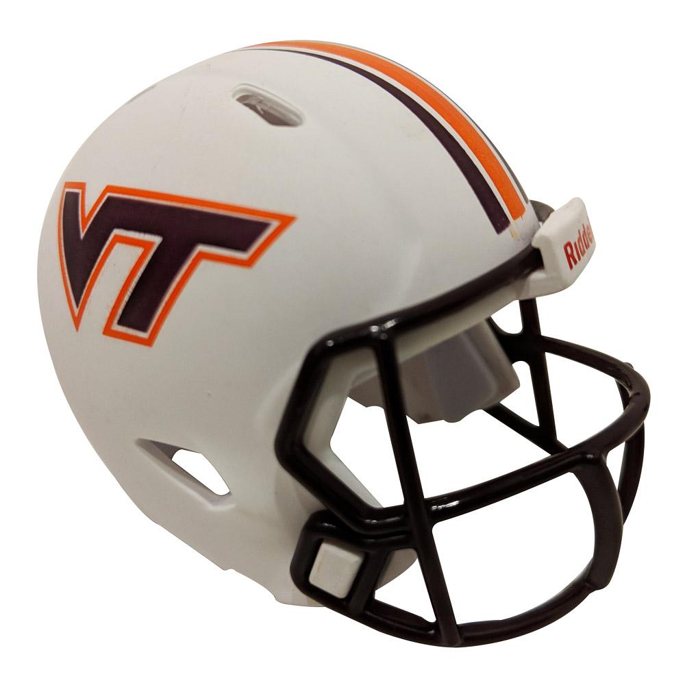 VT Virginia Tech Riddell Pocket Helmet Alumni Hall