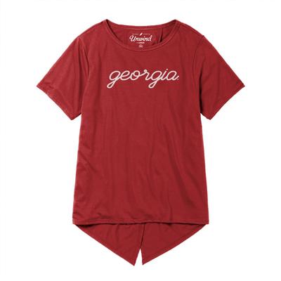 Georgia League Unwind Back Tie Tee