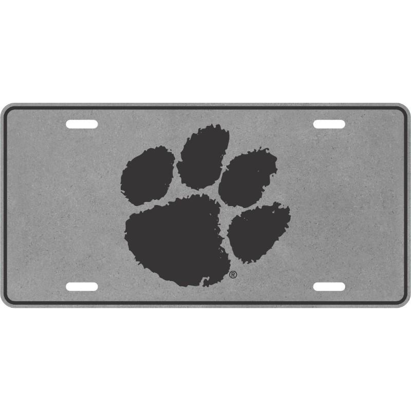Clemson Paw Logo License Plate