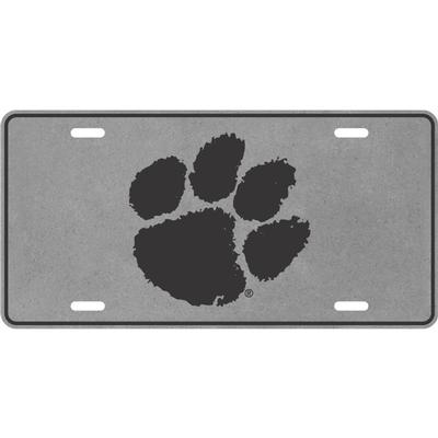 Clemson Paw Logo License Plate