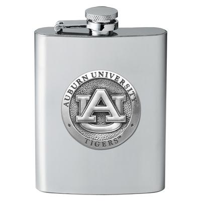 Auburn Heritage Pewter Flask