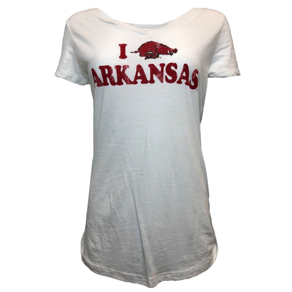 Arkansas Retro Brand Women's Megan Top