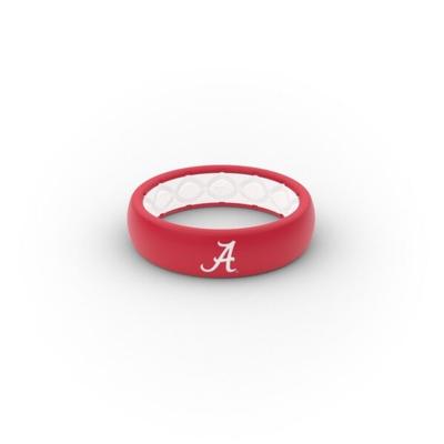 Alabama Script A Groove Ring (Thin)