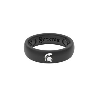 Michigan State Spartans Groove Ring (Thin)