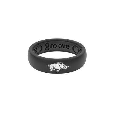 Arkansas Razorbacks Groove Ring (Thin)