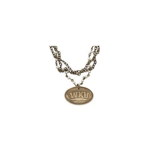 Western Kentucky Legacy Bronze Pearl Necklace