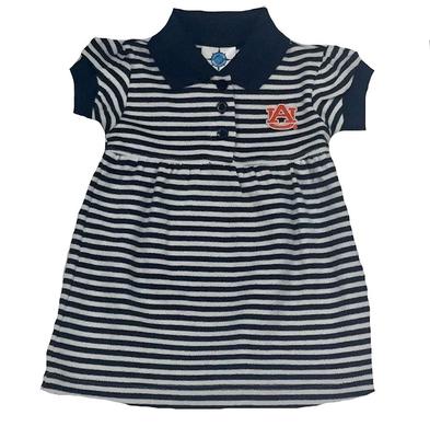 Auburn Infant Striped Dress with Bloomer