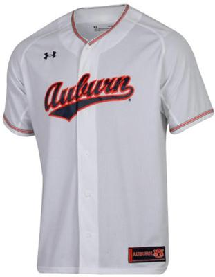 Auburn Under Armour Script Baseball Jersey