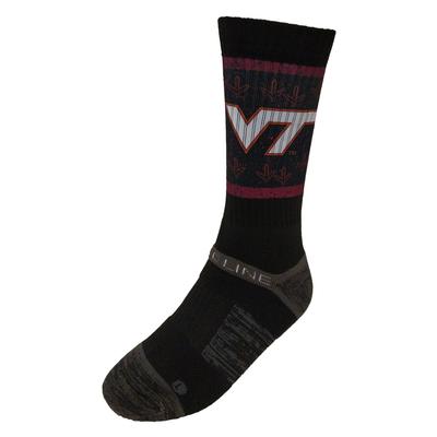 Virginia Tech Strideline Hokie Track Crew Socks