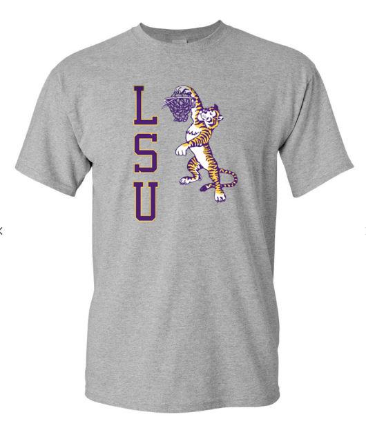 Lsu basketball dunking tiger shirt Clearance