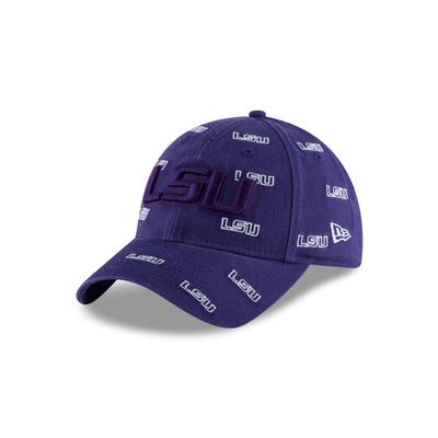 LSU New Era Mini Logo Scatter Cap