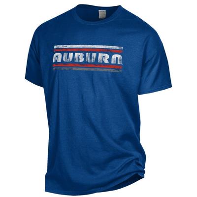 Auburn Women's Retro Bar Comfort Wash Tee